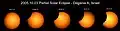 Eclipse sequence from Degania A, Israel