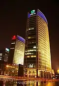 Twin Towers complex, head offices of Bank of Beijing and China Life