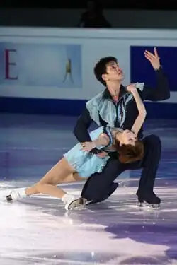 Zhang Dan and Zhang Hao at the 2007 Grand Prix Final