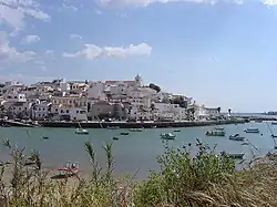 The centre of Ferragudo, seen from across the Arade River