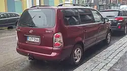 Facelift, rear view