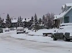 Residential sidestreet in Summerlea