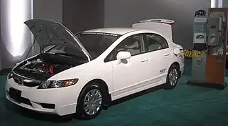 Image 77Honda Civic GX, a natural gas-powered automobile sold in North America from 1998 to 2015 (from Natural gas)