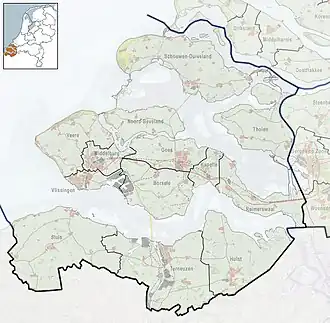 Axel is located in Zeeland