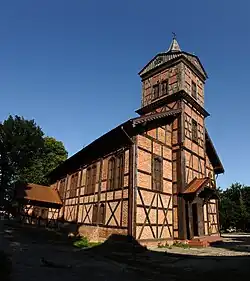 Local timber frame church