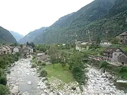 Giornico village