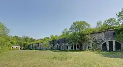 A view in the courtyard of Fort du Bois d'Oye