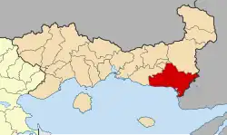 Location of Alexandroupolis