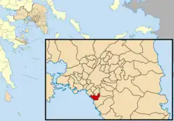 Location of Alimos