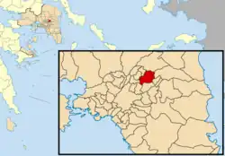 Location of Marousi
