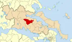 Location of Amfikleia-Elateia