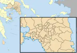 Location of Agistri