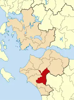 Location of Olympia