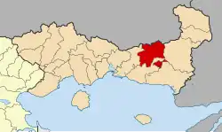 Location of Arriana