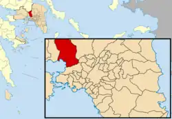 Location of Aspropyrgos