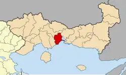 Location of Abdera