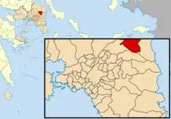 Location of Dionysos
