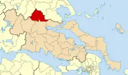 Location of Domokos