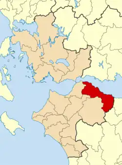 Location of Aigialeia