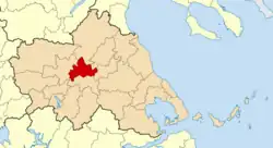 Location of Farkadona