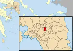 Location of Filothei-Psychiko