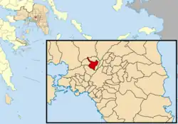 Location of Ilion