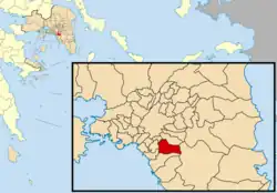 Location of Ilioupoli