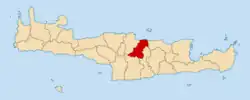 Location of Heraklion