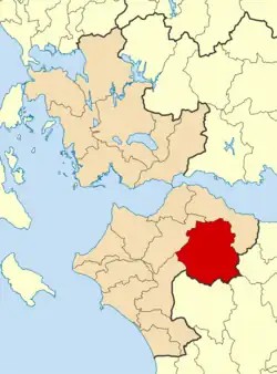 Location of Kalavryta
