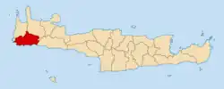 Location of Kantanos-Selino