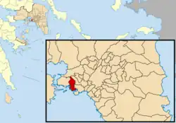 Location of Keratsini-Drapetsona
