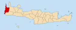 Location of Kissamos