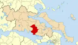 Location of Livadeia