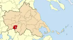 Location of Lake Plastiras