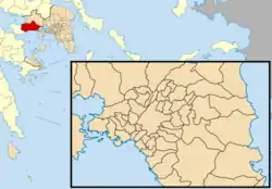 Location of Megara