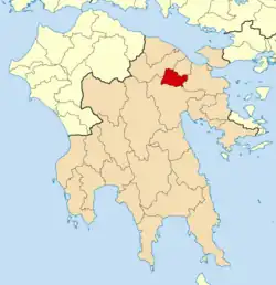 Location of Nemea