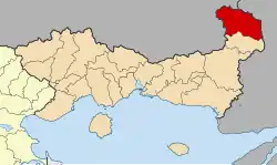 Location of Orestiada