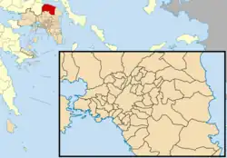 Location of Oropos