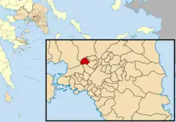 Location of Petroupoli