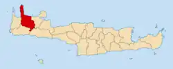 Location of Platanias