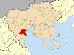 Location of Pydna-Kolindros