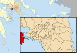 Location of Salamis