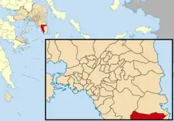 Location of Saronikos