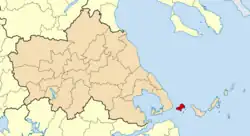Location of Skiathos