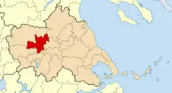 Location of Trikala