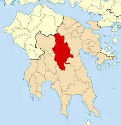 Location of Tripoli