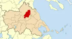 Location of Tyrnavos