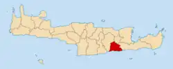 Location of Viannos
