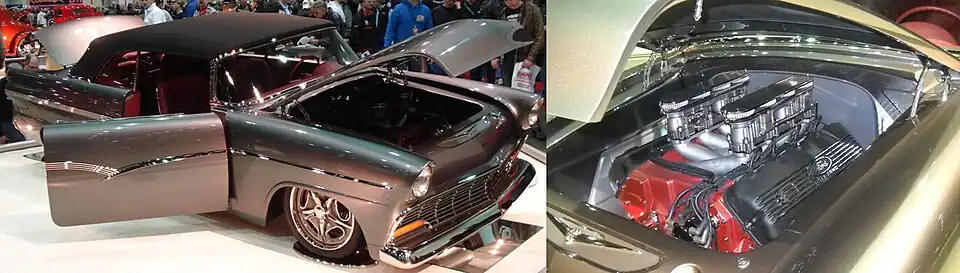 2011 Ridler Award winner – 1956 Ford Sunliner with an FE SOHC (Cammer)[58]