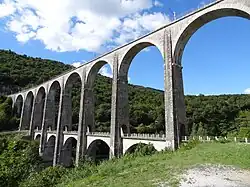 The Cize-Bolozon viaduct.